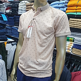 Dijital Yaprak Desenli Erkek Tişört