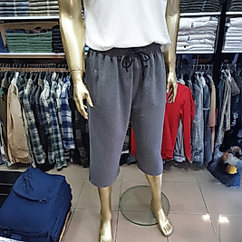 Kompak Ekin Kumaş Battal Beden Erkek Kapri KOYU GRİ-5XL