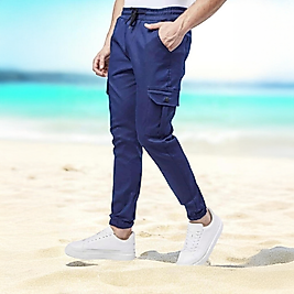 Kargo Cepli  Pantolon Unisex LACİVERT