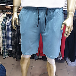Günlük Erkek Spor Şort Modelleri AÇIK MAVİ-L