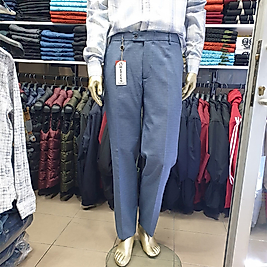 Erkek İthal Kumaş Klasik Pantolon MAVİ-52