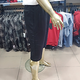 Kompak Ekin Kumaş Erkek Kapri SİYAH-M