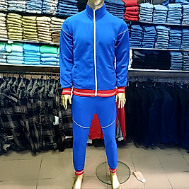 Erkek Spor Eşofman Takımı 2'li MAVİ-XL
