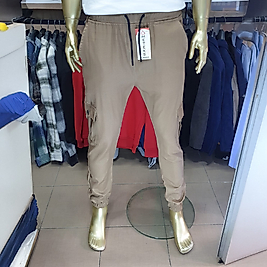 Erkek 6 Cepli Kargo Pantolon VİZON-XL