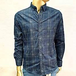 Zero Slim Fit Erkek Klasik Gömlek LACİVERT-S