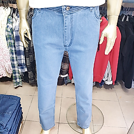 Erkek Baggy Geniş Kesim Rahat Pantolon AÇIK MAVİ-40