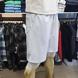 Günlük Erkek Spor Şort Modelleri BEYAZ-XL