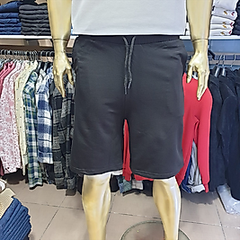 Günlük Erkek Spor Şort Modelleri SİYAH-S
