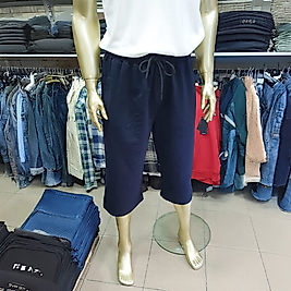 Kompak Ekin Kumaş Battal Beden Erkek Kapri LACİVERT-4XL
