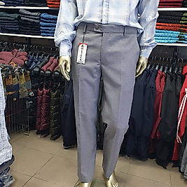 Erkek İthal Kumaş Klasik Pantolon GRİ-52