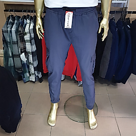 Erkek 6 Cepli Kargo Pantolon LACİVERT-M