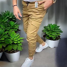 Kargo Cepli  Pantolon Unisex VİZON
