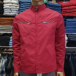 Erkek Bigazzi Baharlık Safari Fit Ceket KIRMIZI-L