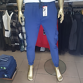 Erkek 6 Cepli Kargo Pantolon MAVİ-S