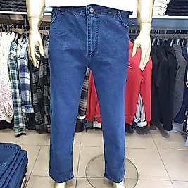 Erkek Baggy Geniş Kesim Rahat Pantolon MAVİ-34