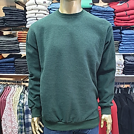 Erkek Yün Bisiklet Yaka Kışlık Kazak YEŞİL-5XL