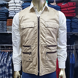 Erkek Fonksiyonel Avcı Model Yelek GRİ