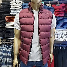 Şişme Erkek Yelek Kışlık Model KIRMIZI-XXL