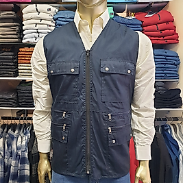 Erkek Fonksiyonel Avcı Model Yelek LACİVERT
