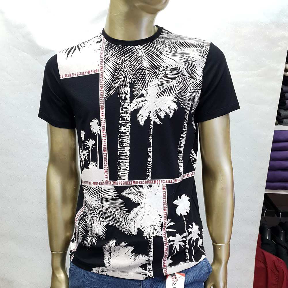 Desenli Erkek Penye Tişört