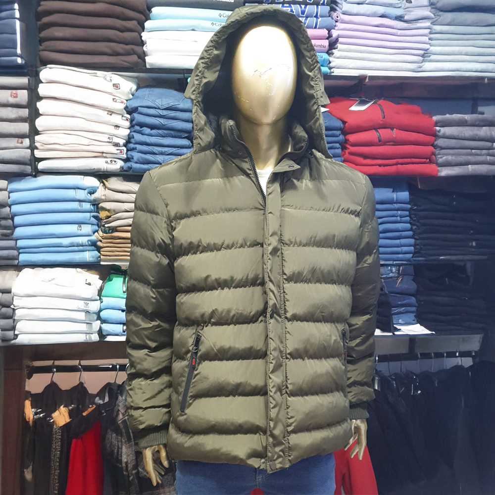 Şişme Erkek Mont İçi Kürklü