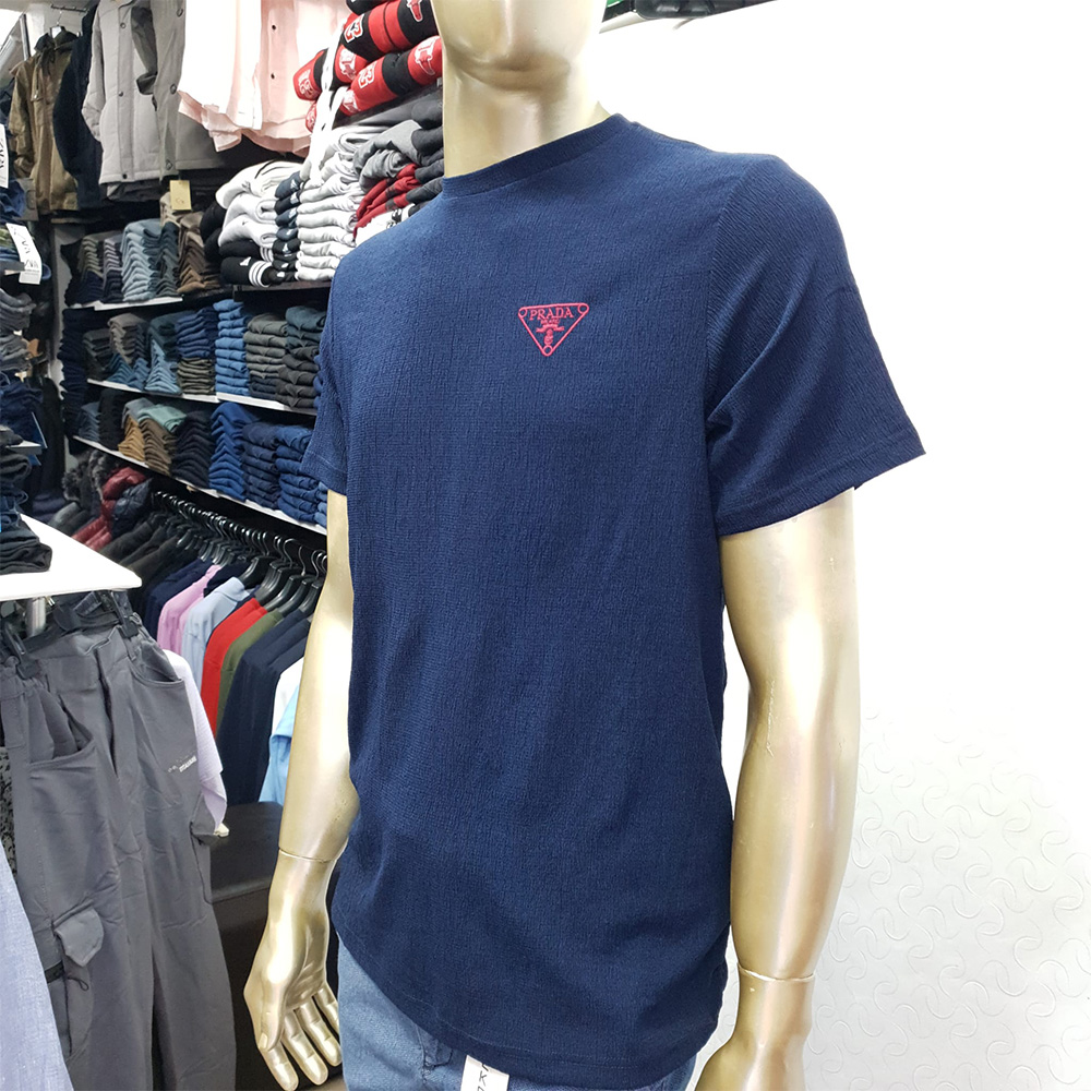 Erkek Böbürcük Prada Pamuk Tişört